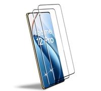 HidWee Compatible avec Realme 12 Pro 5G/12 Pro+ 5G/12 Pro Plus 5G Verre Trempé, 2 Pièces 9H Dureté Protection Écran [3D Couverture Complète], Ultra HD Sans Bulles Anti-rayure Film Protection D'écran