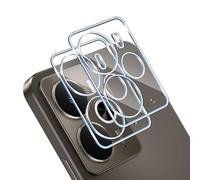 HidWee Compatible avec Realme 14 5G/Realme 14T Caméra Arrière Protecteur, 2 Pièces 9H Dureté, Ultra HD, Sans Bulles, Anti-rayure, Caméra Protecteur - Transparent