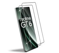 HidWee Compatible avec Realme GT 6/GT 6T 5G Verre Trempé, 2 Pièces 9H Dureté Protection Écran [3D Couverture Complète], Ultra HD, Sans Bulles, Anti-rayure, Film Protection D'écran