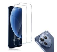 HidWee Compatible avec Realme GT 8 Pro/Realme GT8 Pro 5G Protection écran, 2 Pièces Verre Trempé[3D Couverture Complète]+ 2 Pièces Caméra Protecteur, 9H Dureté HD Anti-rayure Protection Décran