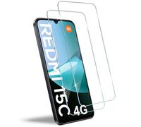 HidWee Compatible avec Xiaomi Redmi 15C 5G / 4G Verre Trempé, 2 Pièces 9H Dureté Protection Écran, Ultra HD, Sans Bulles, Anti-rayure, Film Protection D'écran