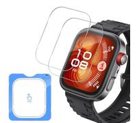 HidWee Verre Trempé Compatible avec Huawei Watch Fit 4 Pro Protection Écran, 2 Pièces 9H Dureté sans Bulles Protection Décran Anti-Huile/Anti-Rayures pour Huawei Watch Fit 4 Pro [Transparent]