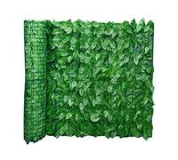 Hidyliu 1 rouleau de haie artificielle de lierre - Brise-vue - Vert - Décoration de jardin - UV - Pour l'extérieur, jardin, terrasse et cour (0,5 x 1 m)
