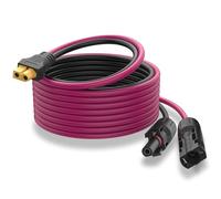 HIEbee Câble de charge solaire vers XT60i Adaptateur Connecteur Panneau solaire 12AWG XT60i-F Compatible avec générateur solaire Ecoflow Delta River Station d'alimentation portable 200 cm (2 m)