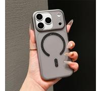 HIEHGN Coque Ultra-Mince Mate givrée Flash Diamond pour iPhone 17 Air, 16, 15, 14 Plus, 13, 12 Pro Max, avec Chargeur intégré, Noire, pour iPhone Air