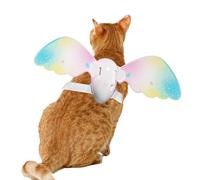 Hiemible Ailes pour Animaux,Décorations pour Fêtes et Cosplay d'animaux - Ailes Papillon Électriques Ajustables Costume Chat Accessoire pour Halloween Anniversaire Mariage Spectacle Photo