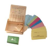 Hiemible Boîte À Versets Bibliques En Bois | Décoration Chrétienne Avec 150 Cartes De Textes,Organisateur de Versets Bibliques - Pour Noël Maison Remise De Diplôme Prière Quotidienne Église Mariage