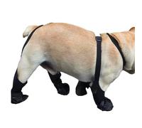 Hiemible Bottes à Bretelles pour Chien | Protège-Pattes Bottes Jambières Anti-Salissure pour Chien | Imperméables Anti-Salissures Protège-Pattes pour Neige Pluie Hiver Randonnée Voyage