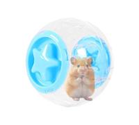 Hiemible Boule Hamster Silencieuse | Roue Transparente pour Hamster | Décoration de Cage Roue Silencieuse Respirante pour Hamsters Souris Hérissons Animaux Ennuyés Divertissement
