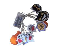 Hiemible Décorations d'halloween Guirlandes Lumineuses - Éclairage D'intérieur Décoratif | Éclairage Décoratif Festif Résistant aux Intempéries pour Patio Jardin Porche Clôture Arbre Terrasse