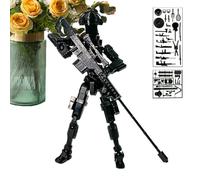 Hiemible Figurine Articulée Décorative | Collection de Figurines Multi-Articulées,Statue Artistique Modulable Décorative de Bureau Créatif pour Adolescents et Familles