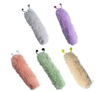 Hiemible Jouet Interactif pour Chat, 5X Peluche Chenille pour Chatons en Dentition et Nettoyage Dentaire, Jouet Polyvalent pour Chatons De Taille Petite À Moyenne sans Danger pour La Santé