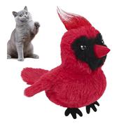 Hiemible Jouet Oiseau Pour Chat, Jouet Interactif Oiseau Pour Chat, Peluche Électrique Réaliste Avec Battements d'Ailes Pour Souris Lapin Chien Cage Pour Races Moyennes Et Grandes, Stimulation Mentale