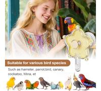 Hiemible Jouets De Recherche De Nourriture pour Oiseaux - Fournitures De Cage Interactive Tournante | Jouet d'alimentation - pour Prévention De L Ennui des Moments Seuls A La Maison Exercice