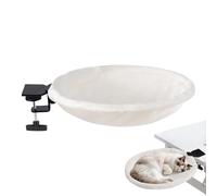 Hiemible Lit De Bureau pour Chat - Hamac pour Chaton D'Intérieur Supporte Jusqu'à 23 kg - Coussinoisse Lavable Maison Bureau Balcon Bibliothèque,Séjour Rebord Fenêtre Espace Intérieur