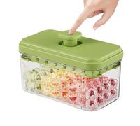 Hiemible Moule à Glaçons pour Congélateur | Machine à Glaçons Presser pour Blocs | Moule à Cubes Grande Capacité à Démoulage Rapide pour Boissons Froides Desserts Fruits En-cas Vins Nourriture