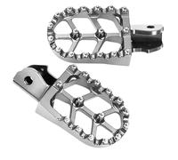 Hiemible Pédales De Moto Tout Terrain - Pédales De Pied pour Moto Tout Terrain,Équipement pour Sports Motorisés pour Une Utilisation en Trail, Street, Stunt, Adventure, Motocross, Commuting, Sport,