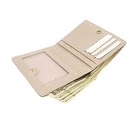 Hiemible Portefeuille Compact Portefeuilles en Cuir Minces À Double Pli