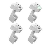 Hiemible Raquettes Lumineuses - Lot de 4 Raquettes de Badminton avec Éclairage LED,Lampe d'Entraînement pour Activités Nocturnes Extérieures en Famille ou Entre Amis