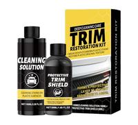 Hiemible Rénovateur Plastiques | Kit d'entretien pour Intérieur de Véhicule,Nettoyant Protecteur UV pour Tableau de Bord - Détail Garage Atelier SUV Camion