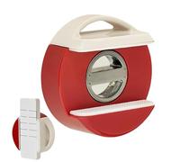 Hiemible Support pour Prise - Support à Ventouse réutilisable | de Bloc multiprise sous Le Plan de Travail,pour Chambre, Salon, Salle de Bain, Bureau, Table de Chevet, Bureau, Meuble TV