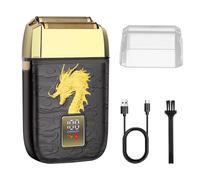 HIENA PRO Rasoir à graisse sans fil pour homme - Tondeuse de précision professionnelle pour calvitie - Double couche avec LED - Rasoir électrique - Chargement USB - Cadeaux pour hommes