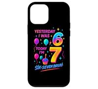 Hier J’avais 6 Ans Aujourd’Hui J’en AI 7 Six Seven Bruh Mème Coque pour iPhone 12 Mini