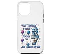 Hier J’avais 6 Ans Aujourd’Hui J’en AI 7 Six Seven Bruh Mème Coque pour iPhone 12 Mini