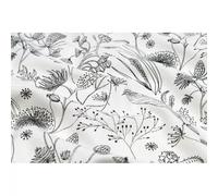 HIERBA Noir tissu enduit 155 68% coton 15% acrylique 8% polyester longueur exprimée en cm