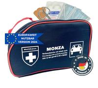 HierBeiDir HereWithYou Trousse de Premiers Secours pour véhicule de Premiers Secours Selon la Norme Actuelle 2024/2025 DIN 13164:2022 (Conforme StVO) Trousse de Premiers Secours pour Toute l'europe F