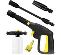 Hierbla Pistolet de rechange pour nettoyeur haute pression avec canon à mousse, pour remplacer la poignée des nettoyeurs haute pression électriques Karcher K2 K3 K4 K5 K6 K7 Système de connexion
