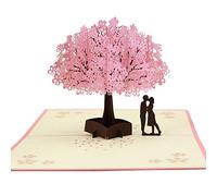 Hierein Carte Mariage, Arbre d'amour Pop Up Carte Mariage Félicitation, Carte d'amour 3D pour Femmes et Hommes pour Mère Épouse Petite Amie Couple