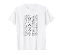 Hiéroglyphes égyptiens hiéroglyphes Ethniques astringents T-Shirt