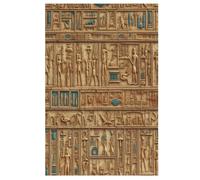 Hiéroglyphes égyptiens Puzzles Adulte 1000 Pieces Cadeau Famille Puzzle Classique 3D EnfantsJouet en Bois Cadeau Unique (78×53cm)
