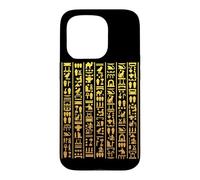 Hiéroglyphes égyptiens Symboles de l'Égypte Ancienne Pharaon du Caire Coque pour iPhone 15 Pro