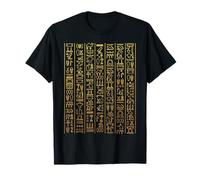 Hiéroglyphes égyptiens - Symboles de Pharaon en Or - Culture égyptienne T-Shirt