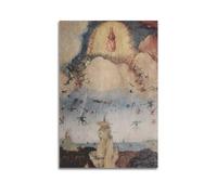 Hieronymus Bosch (Haywain (detail)-3) Poster d'artiste Impression sur toile Décoration d'intérieur Chambre à coucher Décoration moderne Cadeaux 30 x 45 cm