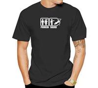 HIESBCXZ Problem Solved Single Life Divorce Annoying Girlfriend Joke T-Shirt Black S