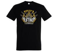 HIESBCXZ Ripley's Power Lifting Men's T-Shirt Prometheus USCSS Nostromo Alien Weyland- Black 3XL