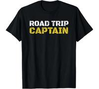 HIESBCXZ Road Trip Captain 2019 RV Summer Camping Travel Gift Unisex T-Shirt Black 3XL