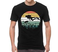 HIESBCXZ Scuba Diving T-Shirt Black M