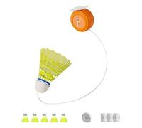 Hiessgozy Kit d'entraînement de badminton auto-apprentissage pour un seul joueur, équipement solo, aide à l'entraînement au badminton