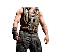 HiFacon Gilet militaire en similicuir pour homme Bane Rises Knight pour Halloween, Gilet Bane en similicuir, X-Large