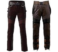 HiFacon Guardians of Galaxy 2 Star Lord Chris Pratt Peter Quill Veste en cuir Bordeaux - - Large