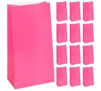 HiFEN® Lot de 12 sacs de fête en papier kraft multi-usage pour Noël, anniversaire, mariage, Saint-Valentin, fête en plein air - 25,4 x 12,7 x 8,9 cm