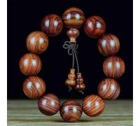 HIFFEY Bracelet de Perles en Bois de Rose 15/18/20, Bouddhiste tibétain, for Hommes et Femmes, Perles de prière de méditation (Color : 20mm)