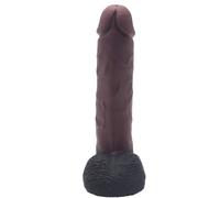 HIFFEY Ġødémịché Enorme Péņę Gode DìḷĐò Pour Homme Femme Màssàgęr Long DìḷĐò Big 21,5 Cm Pliable Super Rêêêlééetanche Portable En Sìlicòne D'Îldи Avec Mains Libres Pour Relaxation Ġødémịché/Stallion