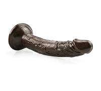 HIFFEY Péņę Gode Sèxtôysé DìḷĐò Giòcắttòli Jòuét de Massage Réàliște En Silicone Avec Ventouse Pour Femme Péņę 16,5 Cm Giòcắttòli Pour Femme Çlītọrīdę Vàgịn Sèxtôysé Plâïsir Femme Masșagęr/Marron Fon
