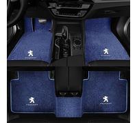 HIFFEY pour Peugeot 3008 II SUV Active/3008GT/GT Pack 2016-2020 2021 2022 2023 Tapis de Sol Voiture Tapis de Voiture en Velours Moquette Tapis de Couverture Complète Antidérapant,Blue