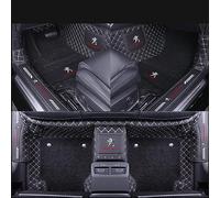 HIFFEY pour Peugeot 3008 II SUV Active/3008GT/GT Pack 2016-2023 Tapis de Sol Voiture Cuir Tapis de Voiture imperméable Antidérapant Moquette Tapis de Couverture Complète Accessoires,Black